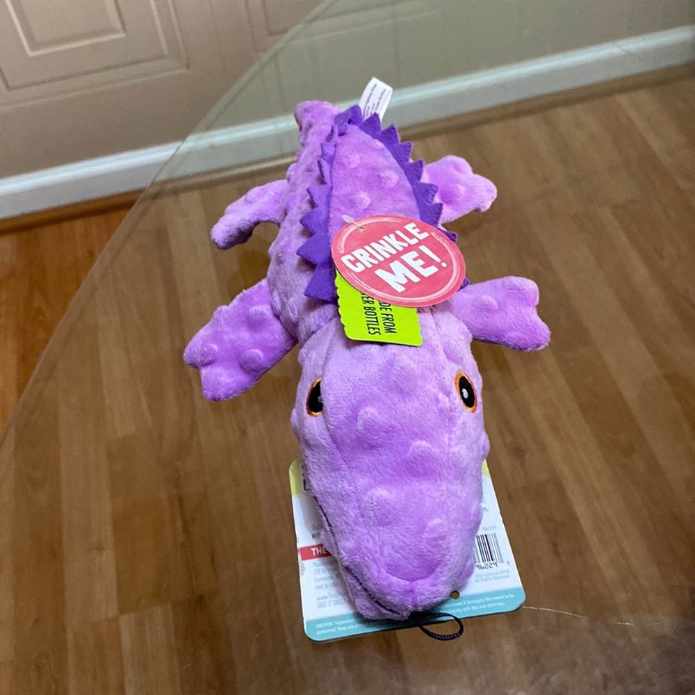 Snug Arooz Aligator Dog Toy With Squeaker 12”